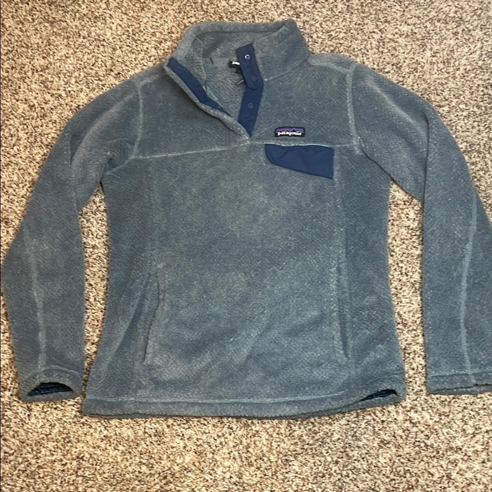 Patagonia Women’s Snap-T Pullover size XS in Blue